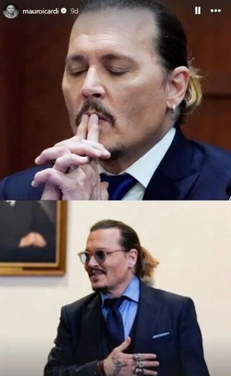 Icardiden Wanda Naraya Johnny Deppli gönderme