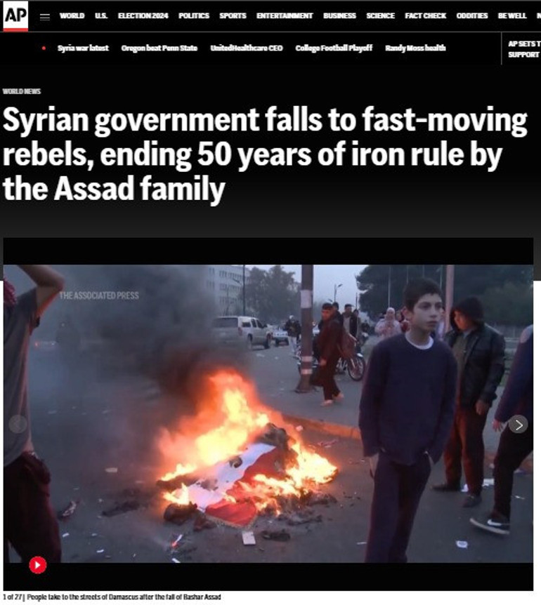 Suriyede yaşanan gelişme, dünya basınına bomba gibi düştü