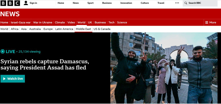 Suriyede yaşanan gelişme, dünya basınına bomba gibi düştü