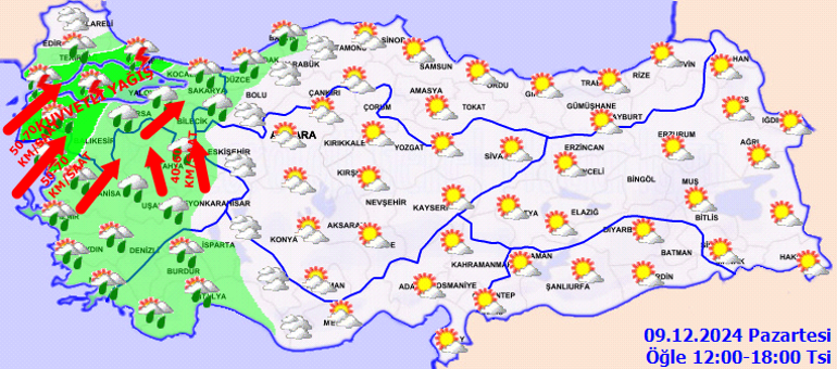 HAVA DURUMU TAHMİNLERİ İL İL 9 ARALIK 2024 | Yeni haftada hava nasıl olacak Bugün kar ve yağmur yağacak mı Meteorolojiden İstanbula son dakika yağış uyarısı