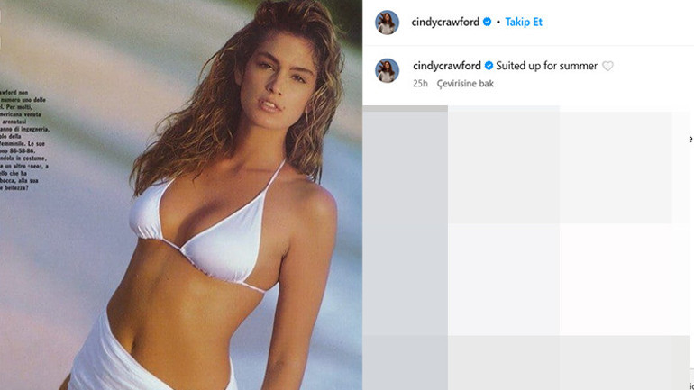 Kırmızı bikinili pozları olay oldu… Kim der 58 yaşında