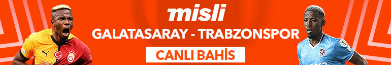 Lider Galatasaray, dev maçta Trabzonsporu ağırlıyor Zorlu maçın heyecanı Şampiyon Oran farkıyla Mislide