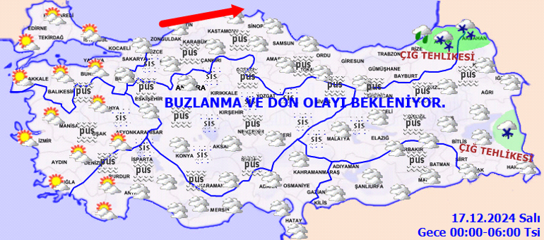 HAVA DURUMU TAHMİNLERİ SON DAKİKA İL İL | Bugün (17 Aralık) hava nasıl olacak İstanbulda yağmur var mı Meteorolojiden birçok ile kar uyarısı