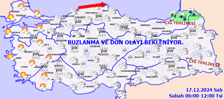 HAVA DURUMU TAHMİNLERİ SON DAKİKA İL İL | Bugün (17 Aralık) hava nasıl olacak İstanbulda yağmur var mı Meteorolojiden birçok ile kar uyarısı