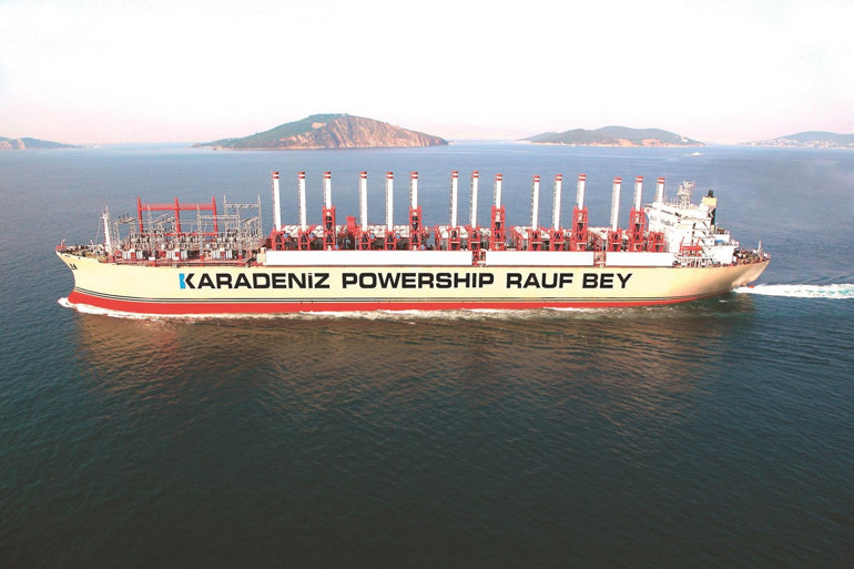 Powershiple ışık oldu sırada smartship var