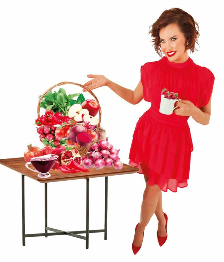 Kış sağlığının rengi kırmızı