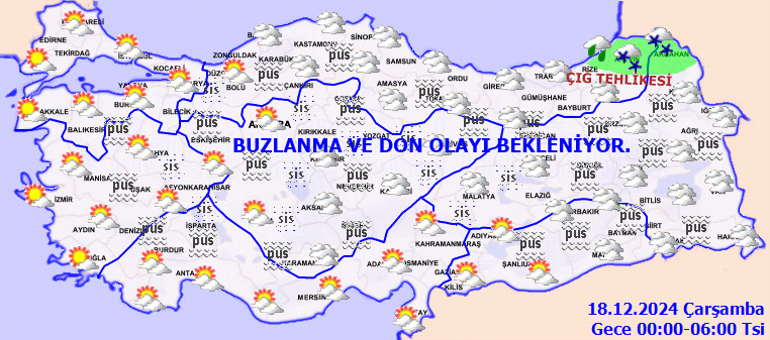SON DAKİKA HAVA DURUMU TAHMİNLERİ İL İL 18 ARALIK 2024 | Bugün hava nasıl olacak Kar ve yağmur yağacak mı Meteorolojiden yeni uyarı