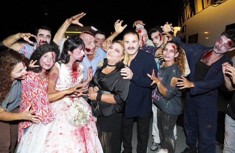 Zombi oldu kocasını yedi