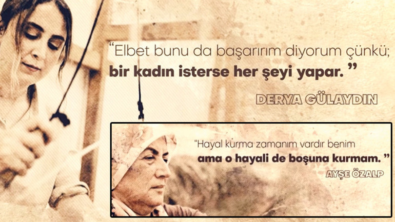 Hayallerini toprağa eken kadınlar