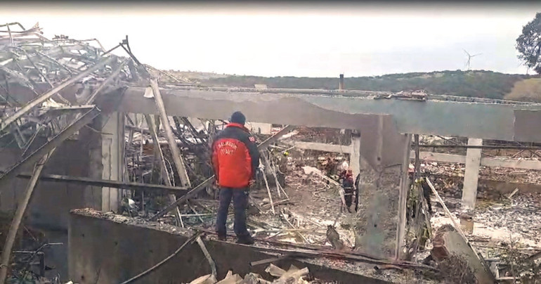 Mühimmat fabrikasında kapsül faciası