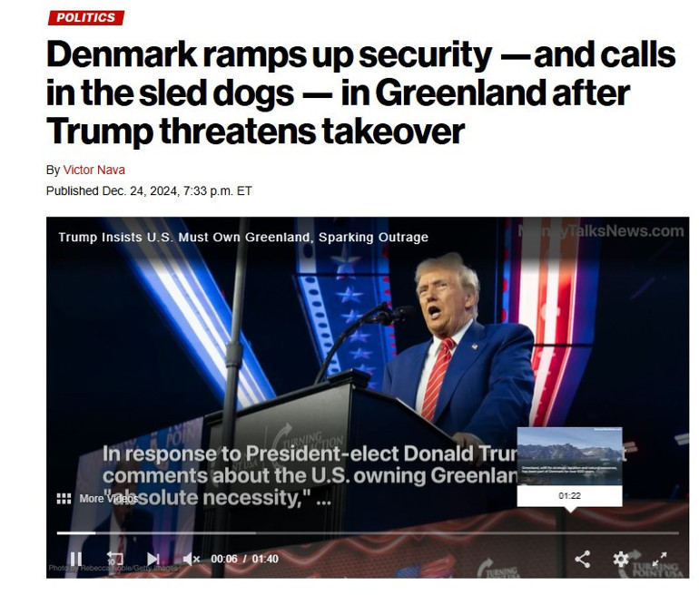 Trump ABD topraklarına katmak istedi Danimarka alarma geçti  Güvenlik önlemleri artırıldı, kızak köpekleri konuşlandırılıyor