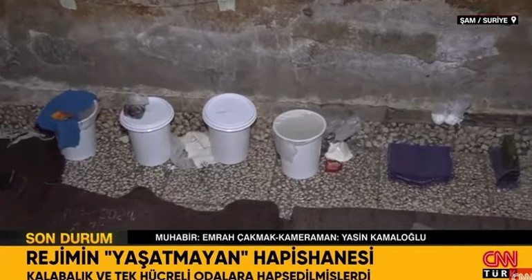 SON DAKİKA: Esad rejiminin yaşatmayan hapishanesi CNN Türk istihbarat hapishanesine girdi
