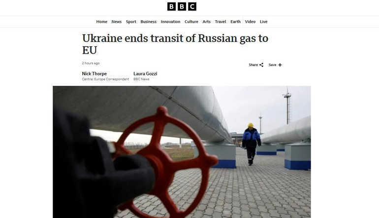 Son dakika.. Ukrayna üzerinden Avrupaya gaz sevkiyatı bugün resmen durdu Avrupada kriz kapıda, gözler Türkiyeye çevrildi