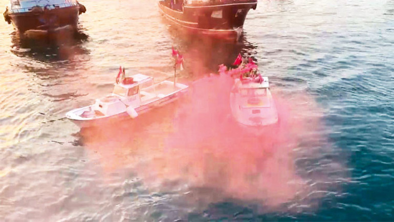 Galata’dan Filistin’e ‘Bir güneş doğuyor’