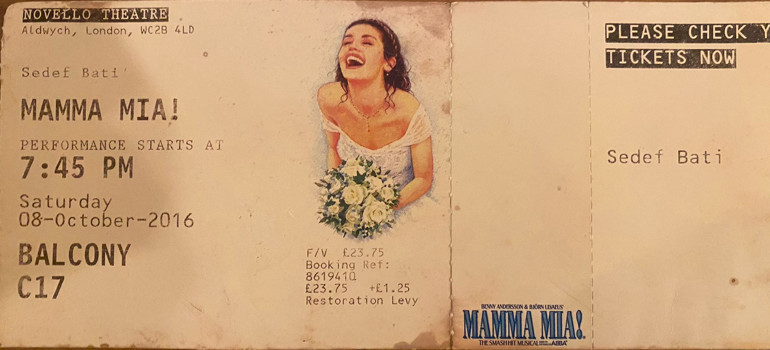 İlk müzikal deneyimim: Mama Mia