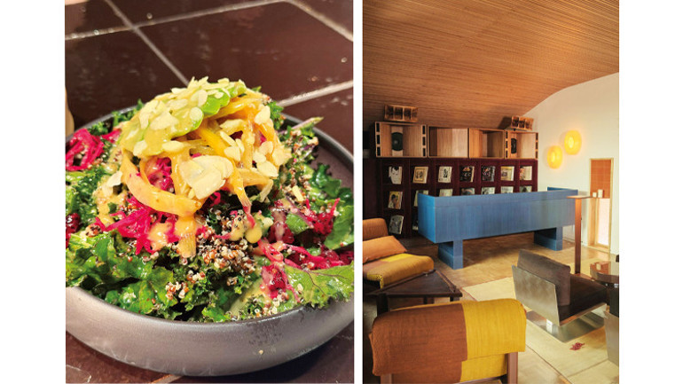 Alameti farikası üst katındaki barı...