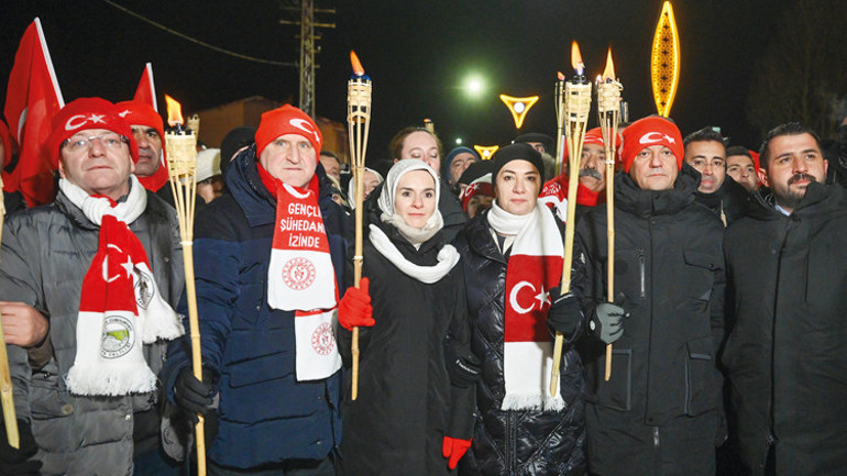 Sarıkamış vefası: Şehitler anıldı