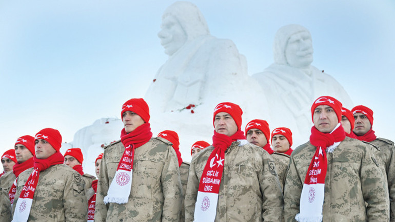 Sarıkamış vefası: Şehitler anıldı