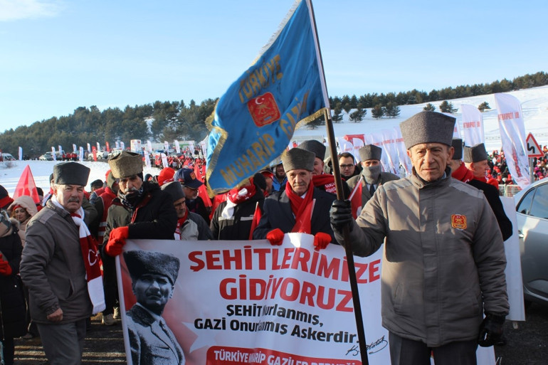 Sarıkamış Harekatının 110. yılını anma yürüyüşü