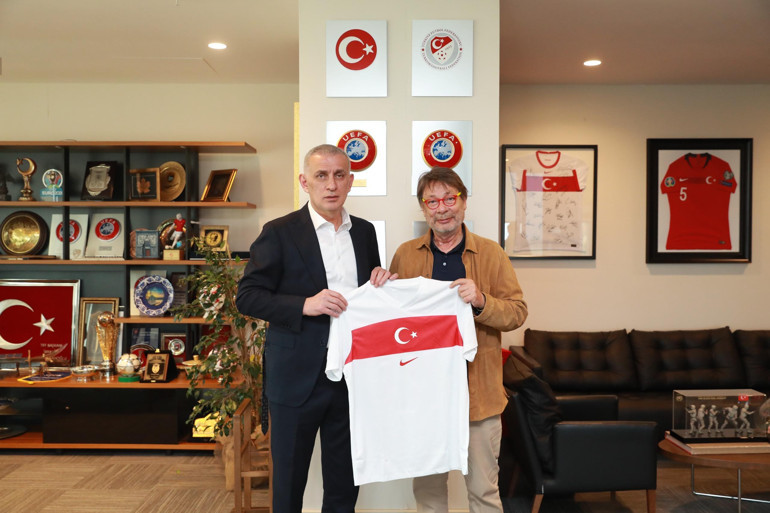 Göztepeden TFF Başkanı Hacıosmanoğluna ziyaret