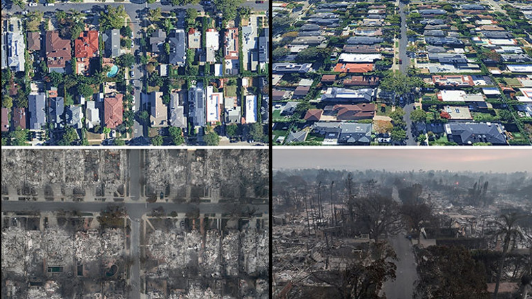 Melekler şehri cehenneme döndü: Ölü sayısı artıyor... 360 binden fazla kişiye zorunlu tahliye