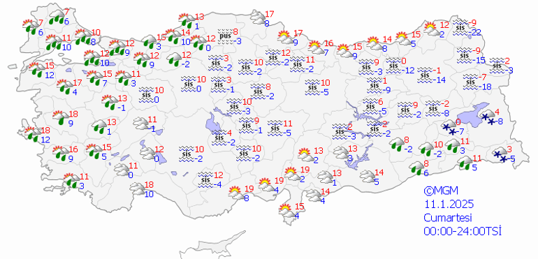 SON DAKİKA SAĞANAK UYARISI Hafta sonu hava nasıl olacak İstanbulda yağmur var mı Meteoroloji 11 Ocak hava durumu tahminleri il il yayınlandı