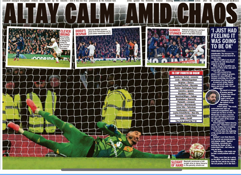 Altay Bayındır, Arsenal - Manchester United maçında devleşti: İki penaltı kurtardı, turu getirdi Kahramanımız...