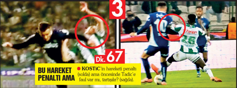 Dzeko’nun hareketi kırmızı kart değil ama 2 penaltı atlandı