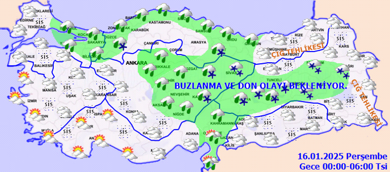 SON DAKİKA HAVA DURUMU TAHMİNLERİ İL İL || Bugün (16 Ocak) hava nasıl olacak İstanbula kar yağacak mı Meteorolojiden Tekirdağ ve Kırklareliye yeni uyarı: Sıcaklıklar düşüyor