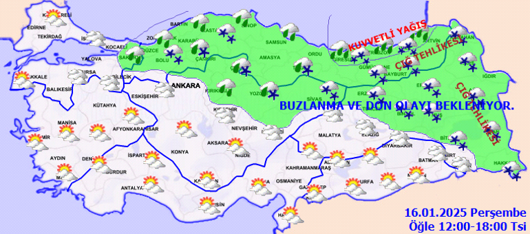SON DAKİKA HAVA DURUMU TAHMİNLERİ İL İL || Bugün (16 Ocak) hava nasıl olacak İstanbula kar yağacak mı Meteorolojiden Tekirdağ ve Kırklareliye yeni uyarı: Sıcaklıklar düşüyor