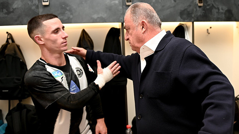 90+7deki galibiyet golü sonrası Fatih Terime sulu şaka Önce büyük şaşkınlık yaşadı sonra...