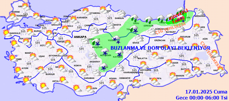Son dakika hava durumu tahminleri il il | Bugün (17 Ocak) hava nasıl olacak Hafta sonu kar yağacak mı Meteorolojiden 10 ile kar ve sağanak uyarısı