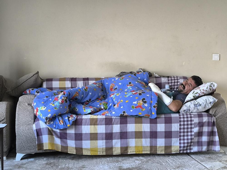 Ölümle burun buruna gelen çobanı köpekleri kurtardı... Korkutarak kaçırdılar