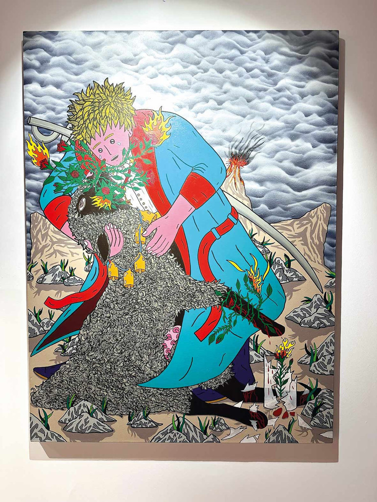 Sokak sanatını galeri estetiğiyle buluşturuyor