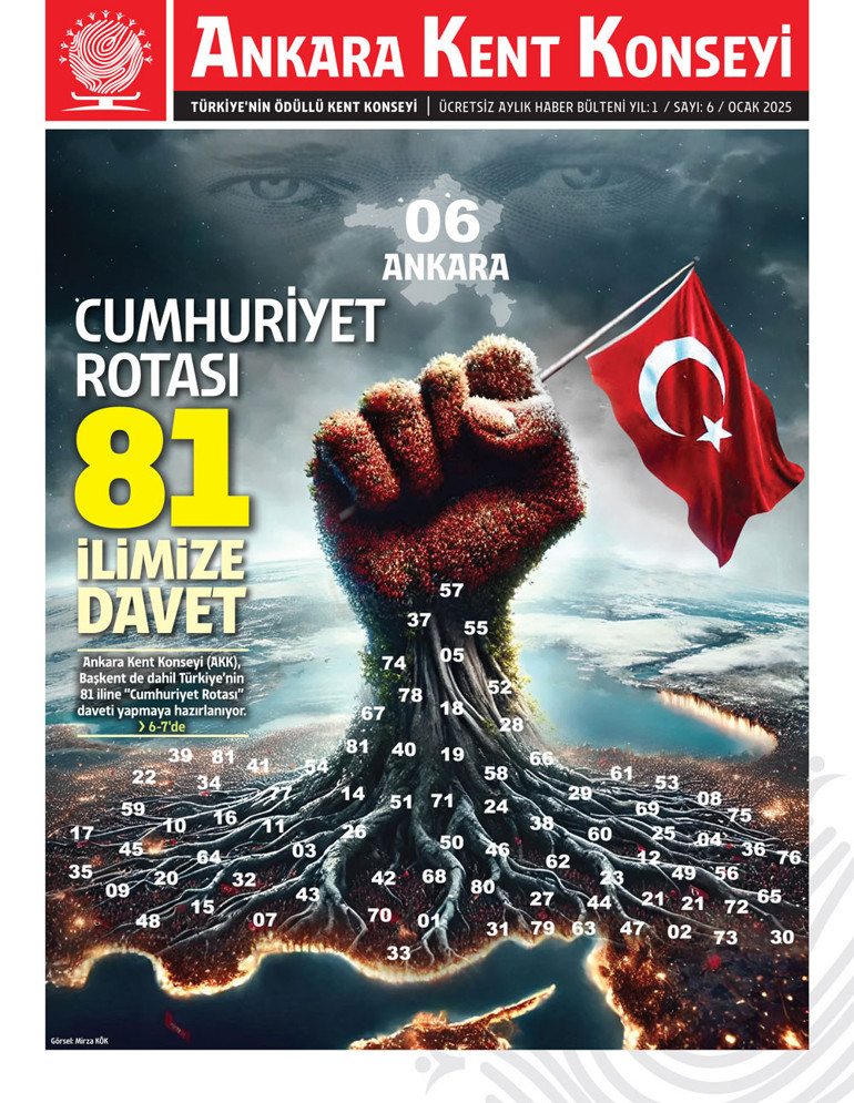 81 il ve Cumhuriyet rotası