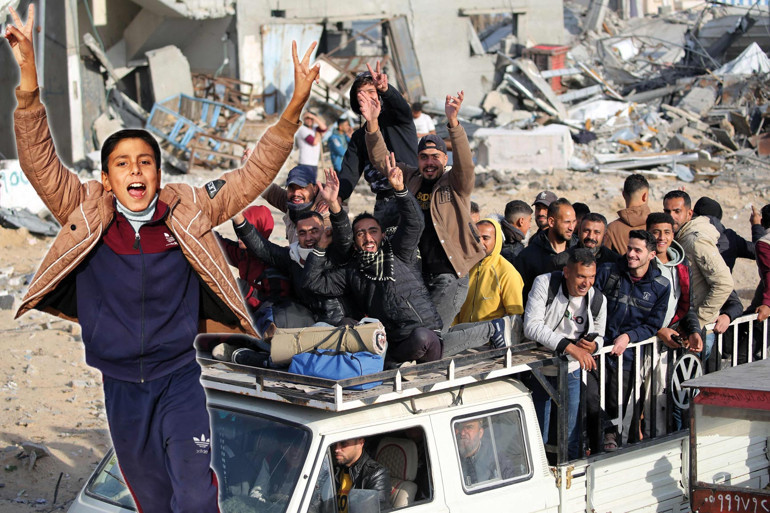 Gazze’ye dönüş fotoğraflarında ne var