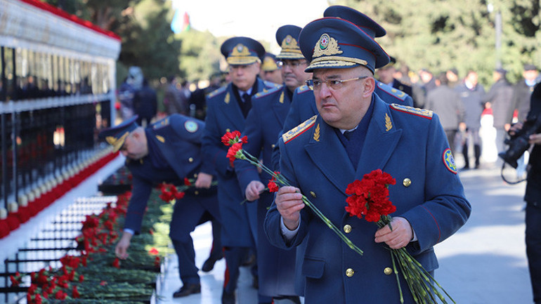 Azerbaycanda Kanlı Ocak şehitleri anıldı
