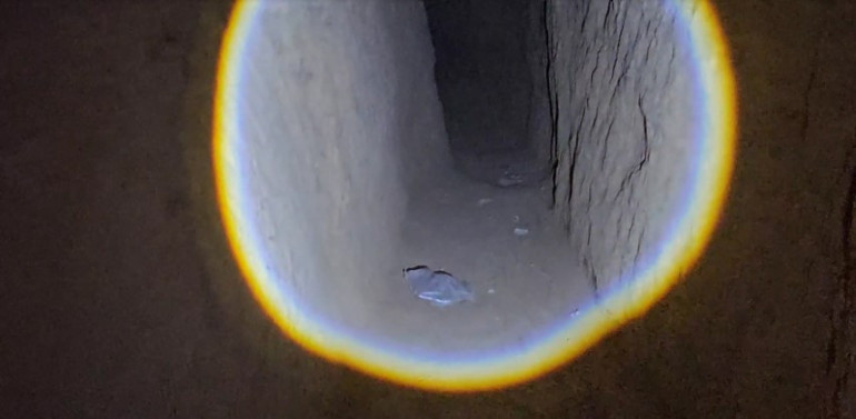 Saman balyaları ile kamufle etmiş... Şaşkına çeviren görüntü: Tam 36 metre uzunluğunda