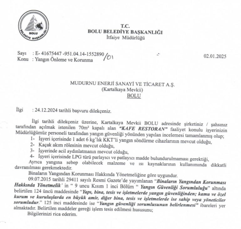 Bolu Kartalkayadaki facia sonrası yeni detaylar 19 gün önce restorana verilen rapor ortaya çıktı