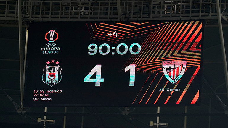 Dün akşam sonrası UEFA ülke puanında farkı kapatıyoruz Beşiktaş kazandı, Galatasaray ile Fenerbahçe berabere kaldı