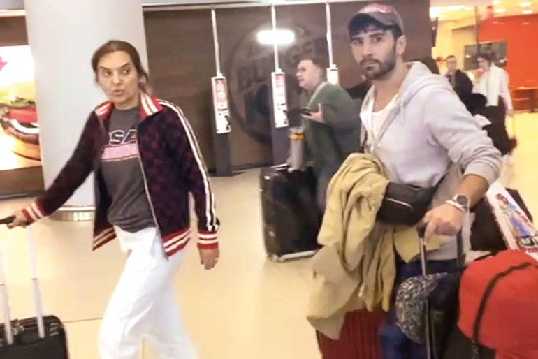 Demet Akalının panik anları: Gözlüğüm bile yok, çekmeyin