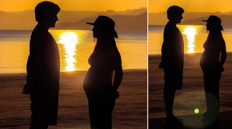 Önce büyük kızlarını yuvadan uçurmuşlardı... Ünlü çifte beş ay sonra ikinci torun sevinci