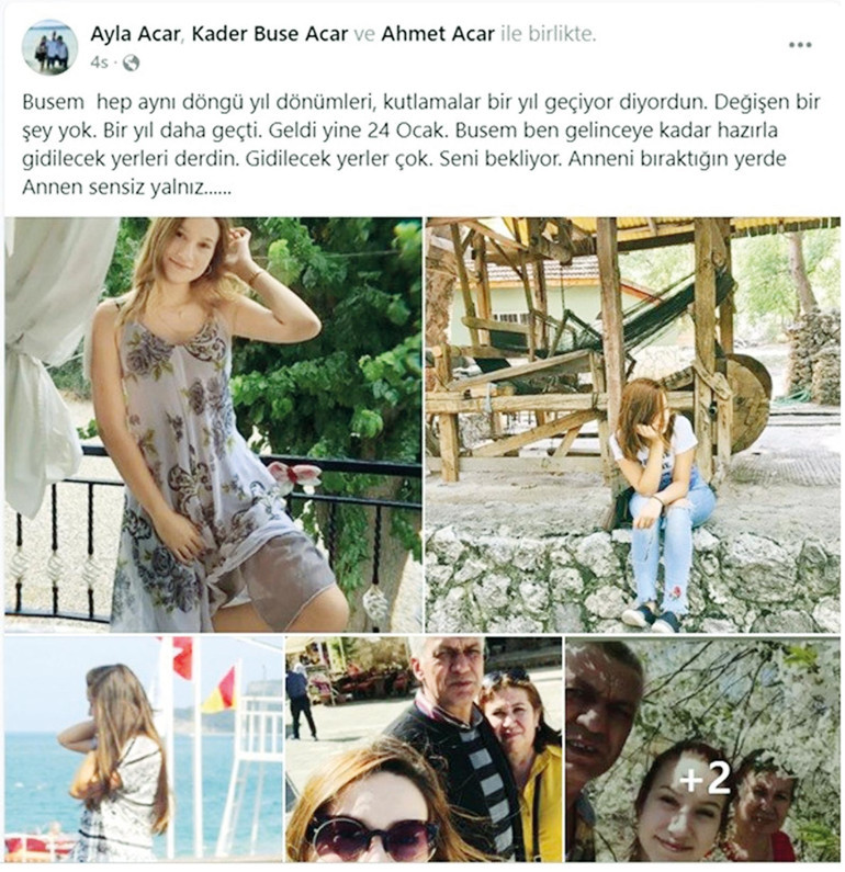 Kader Buse’nin annesinden yürek burkan paylaşım