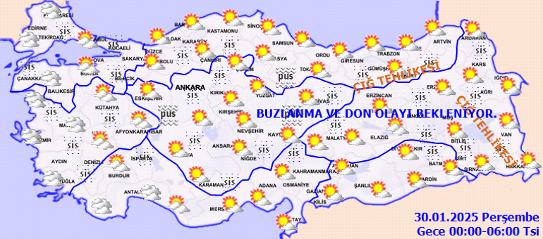 Son dakika hava durumu tahminleri il il | Bugün (30 Ocak) hava nasıl olacak İstanbula kar ne zaman yağacak Meteoroloji uzmanı kar yağışı için tarih verdi...