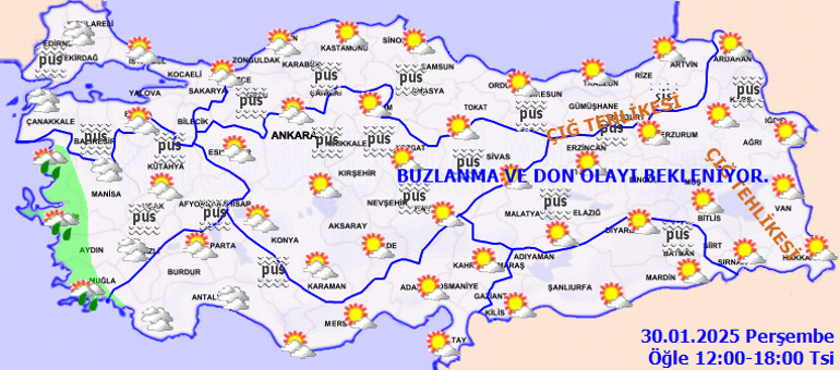 Son dakika hava durumu tahminleri il il | Bugün (30 Ocak) hava nasıl olacak İstanbula kar ne zaman yağacak Meteoroloji uzmanı kar yağışı için tarih verdi...