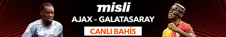 Galatasaray ilk 8 için Ajax karşısında galibiyet arıyor Şampiyon Oran farkıyla Mislide…