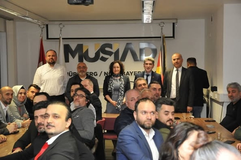 Nürnberg Oyuncak Fuarı’na gelen iş insanları MÜSİAD’ın misafiri oldu