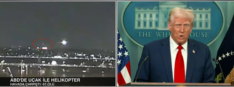 Son dakika... ABDde uçakla helikopter çarpıştı... Başkan Trump: Kazada kurtulan olmadı