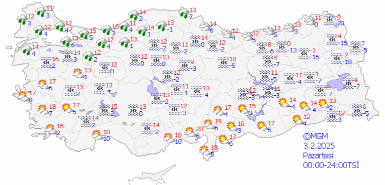 Hava durumu tahminleri il il (İstanbul, Ankara, İzmir) | Bugün (3 Şubat) hava nasıl olacak İstanbulda kar ve yağmur var mı Meteoroloji kar yağışı için tarih verdi