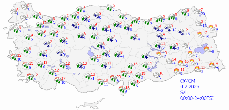 SON DAKİKA HAVA DURUMU TAHMİNLERİ İL İL | Bugün (4 Şubat) hava nasıl olacak Ankara ve İstanbula kar ne zaman yağacak, kar yağacak mı Meteoroloji ve AKOM tarih vererek uyardı
